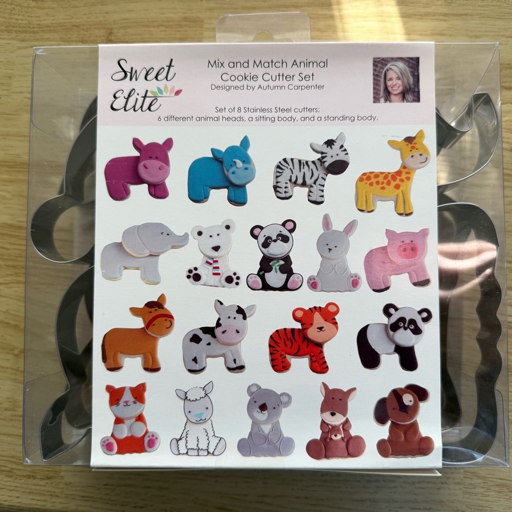Mix and Match Animal Cookie Cutter Set - Endless possibilities